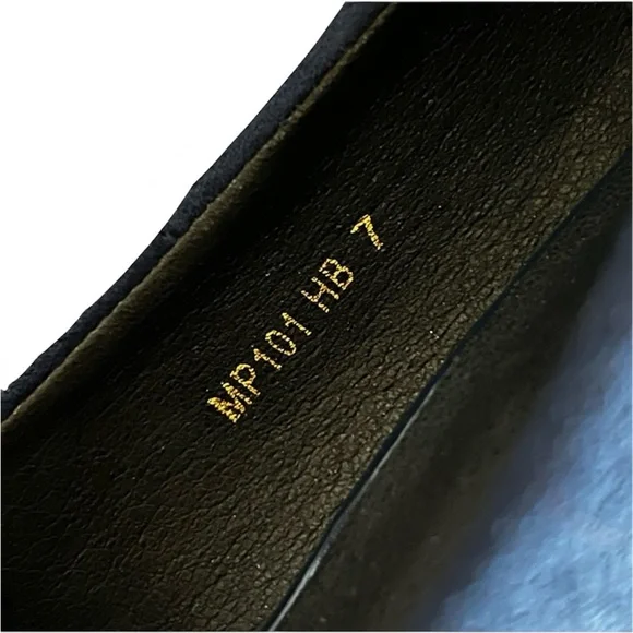 NWOT IDIFU, Suede Navy Blue Heels, Size 7 - Picture 7 of 11